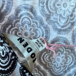 NWT Boden Black and White Dress